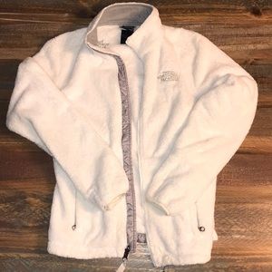 North Face soft fleece full zip jacket-size small